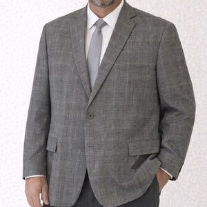 Joseph Abboud Charcoal Checkered Blazer